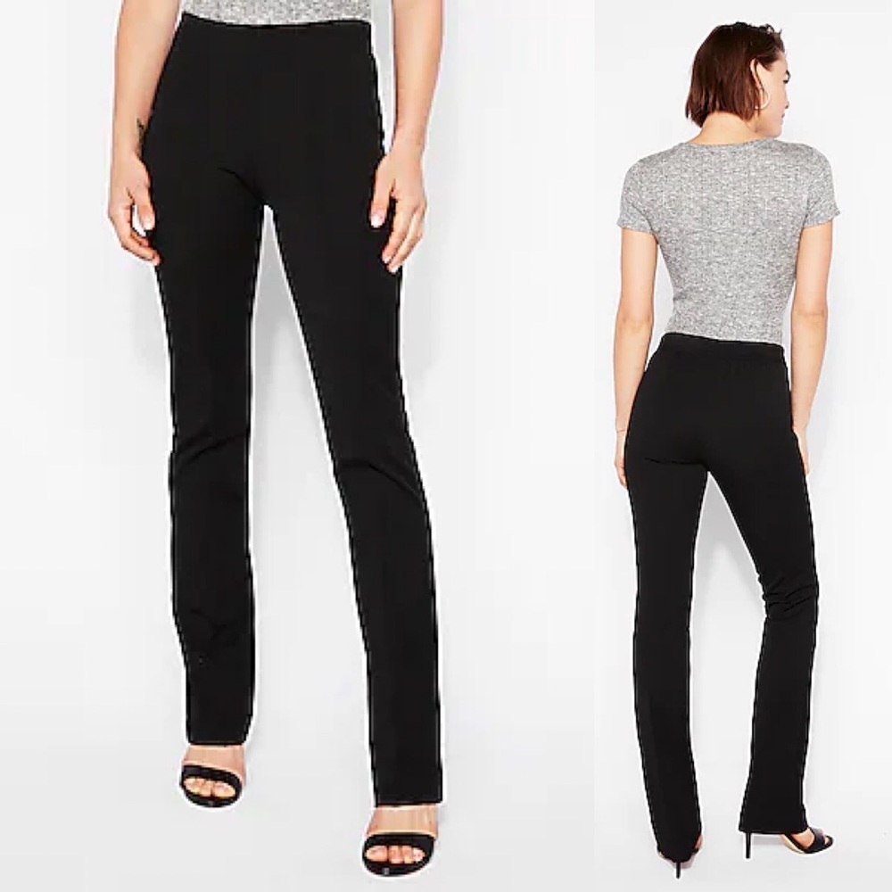 Express Barely Boot Mid Rise Stretch Pant Navy S